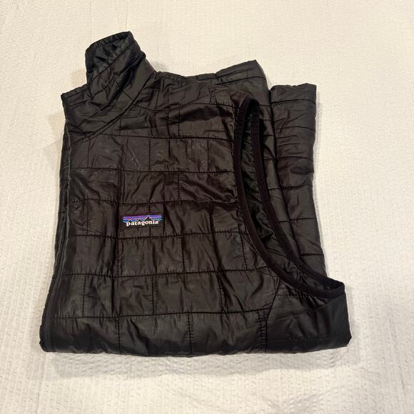 Patagonia men puffer vest in black size XL - Picture 1 of 6